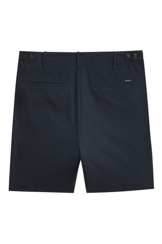 Bermuda en laine - Bleu marine