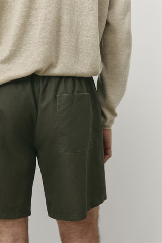 Short de bain - Kaki