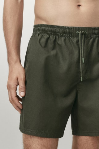 Short de bain - Kaki