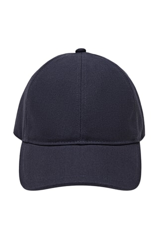 Casquette en laine - Bleu marine