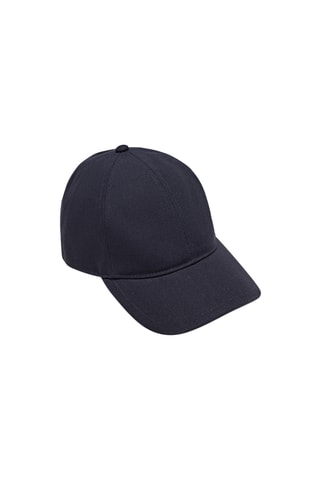 Casquette en laine - Bleu marine