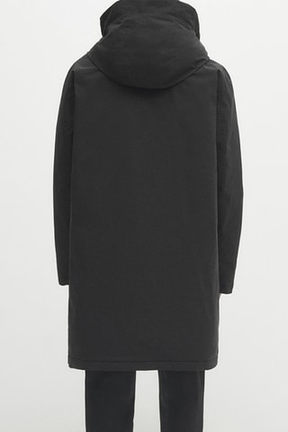 Parka à capuche - Noir