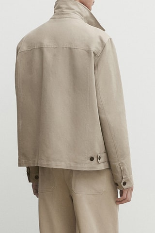 Veste en lin - Kaki