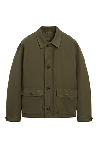 Veste en lin - Kaki