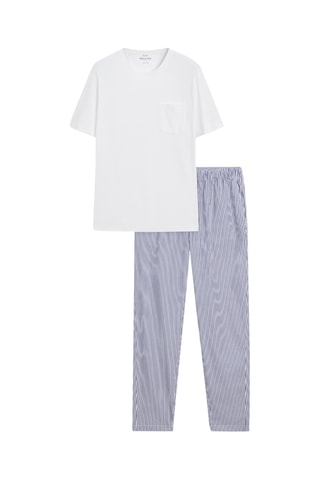 Pyjama - Blanc et bleu