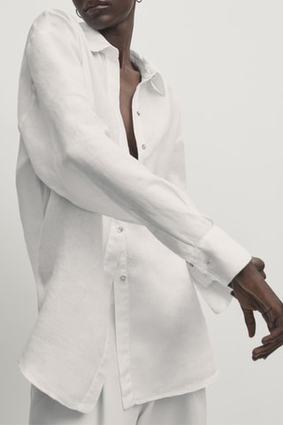 Camisa em linho - Branco