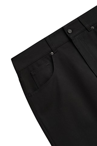 Jupe droite taille haute - Noir