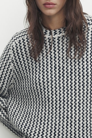 Pull - Blanc et noir