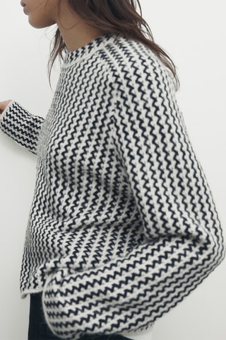 Pull - Blanc et noir