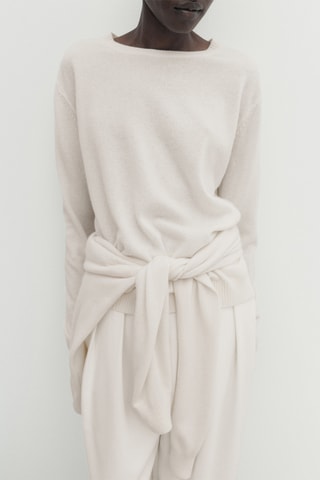 Pull en cachemire - Ecru