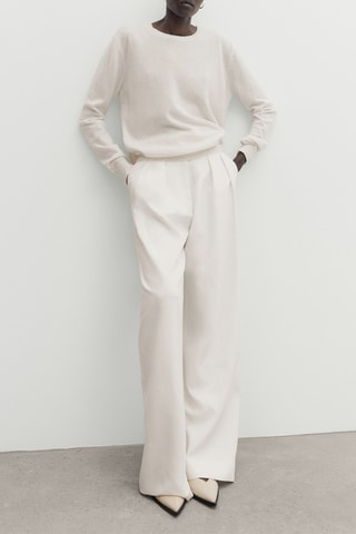 Pull en cachemire - Ecru