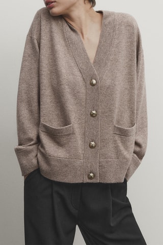 Gilet en laine - Taupe