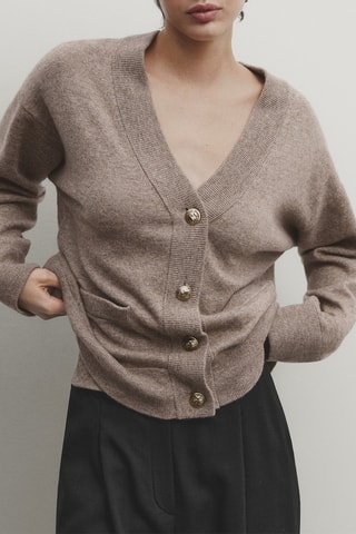 Gilet en laine - Taupe