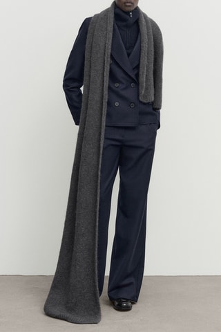 Caban en laine - Bleu marine