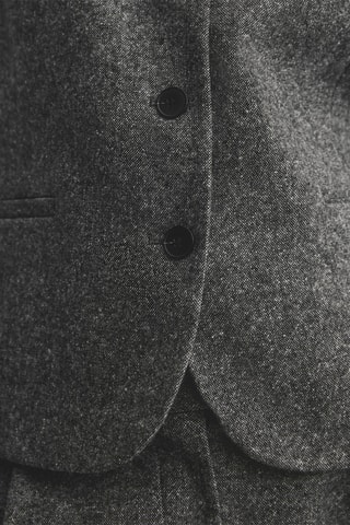 Gilet de costume en soie - Gris