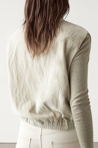 Gilet sans manches - Beige