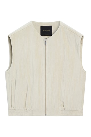 Gilet sans manches - Beige