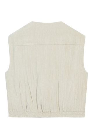 Gilet sans manches - Beige