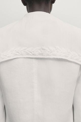 Blazer en lin - Blanc