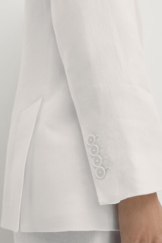 Blazer en lin - Blanc