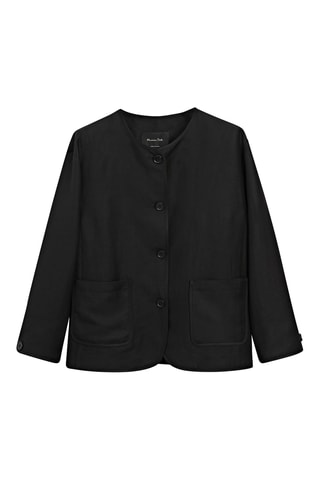 Veste en lin - Noir