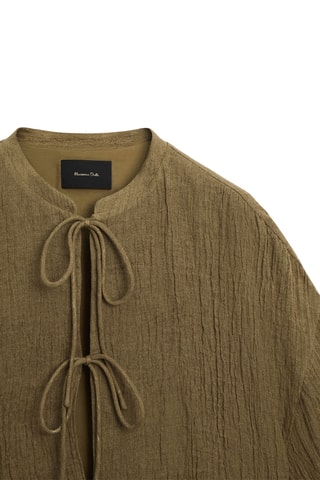 Veste en lin - Kaki