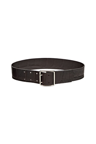 Ceinture en cuir - Marron