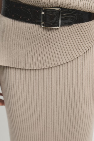 Ceinture en cuir - Marron