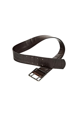 Ceinture en cuir - Marron