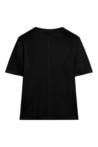T-shirt en lin - Noir