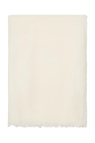 Foulard en laine - Blanc