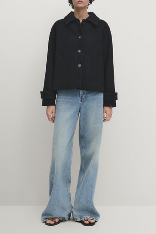 Veste en laine - Noir