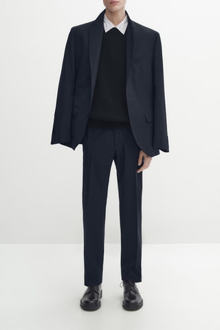 Pantalon de costume - Bleu marine