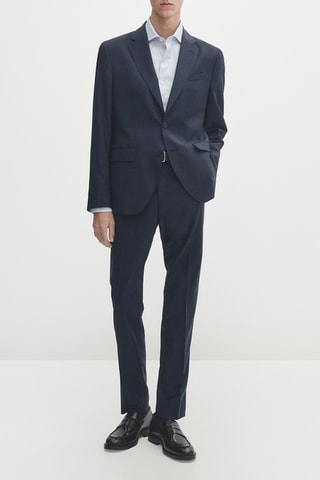 Pantalon de costume - Bleu marine