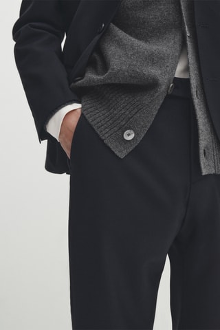 Pantalon de costume - Bleu marine
