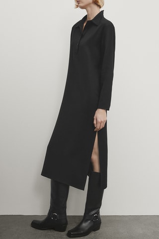 Vestido direito - Preto