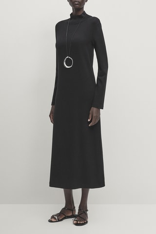 Vestido direito - Preto