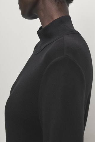 Vestido direito - Preto