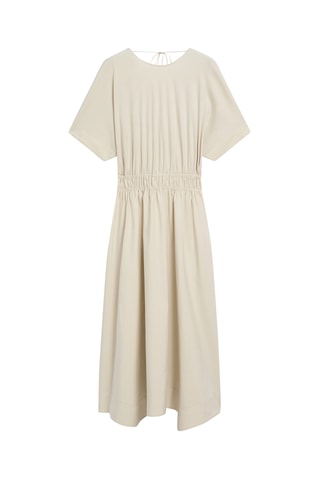 Vestido médio - Bege