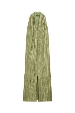 Vestido comprido - Verde-azeitona