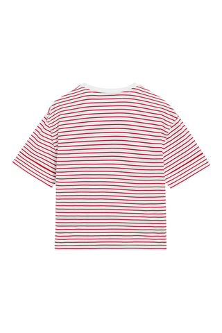T-shirt - Branco e vermelho