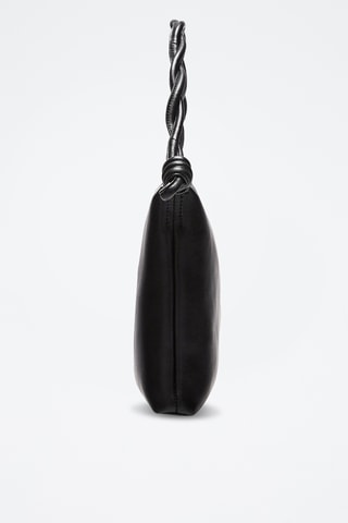 Sac porté épaule en cuir - Noir