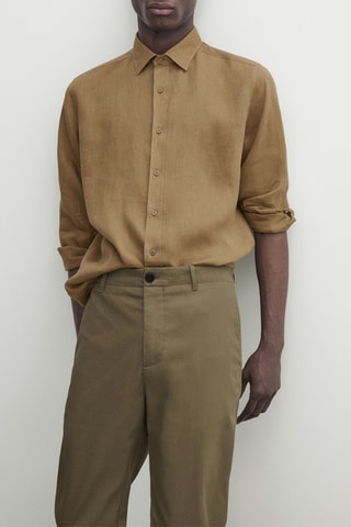 Pantalon slim - Kaki