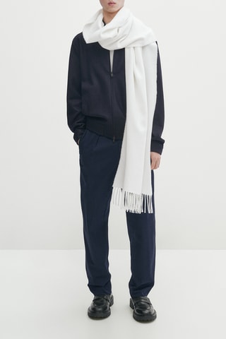 Veste en laine - Bleu marine