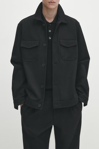 Veste en laine - Noir