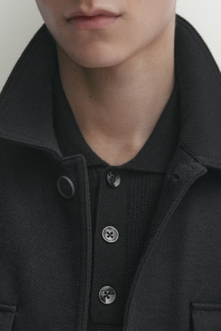 Veste en laine - Noir