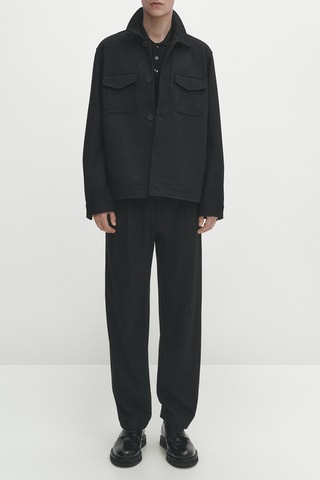Veste en laine - Noir