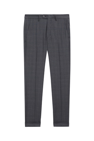 Pantalon de costume en laine - Gris