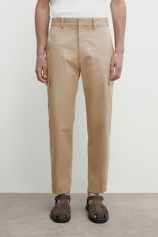 Pantalon cargo - Beige