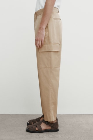 Pantalon cargo - Beige